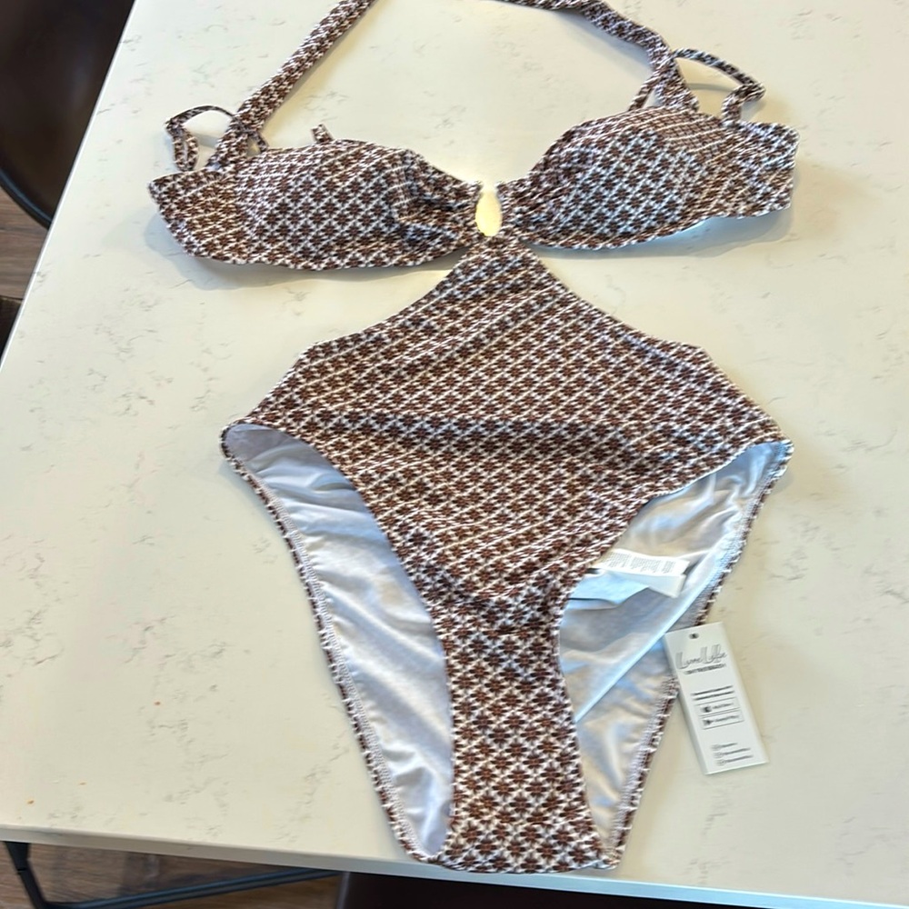 JoJo Jagger U-Ring Tie Back Monokini Swimsuit by Cupshe